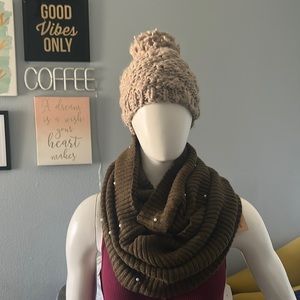 Beanie and scarf bundle
